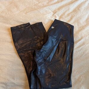 lululemon athletica Shimmer Black Leggings